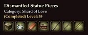 Dismantled Statue Pieces