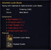 Gnomish Luclin Boots (recipe)