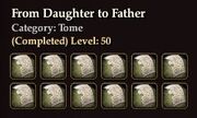 From Daughter to Father