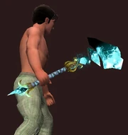 Abysmal Sea Mace equipped