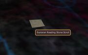 Esoteran Reading Stone Scroll