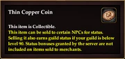 Thin Copper Coin