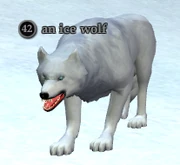 An ice wolf