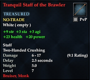 Tranquil Staff of the Brawler