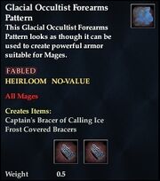 Glacial Occultist Forearms Pattern