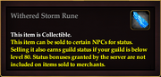 Withered Storm Rune