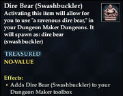 Dire Bear (Swashbuckler)