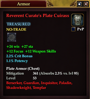 Reverent Curate's Plate Cuirass
