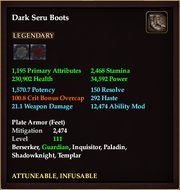 Dark Seru Boots