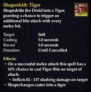 Shapeshift Tiger