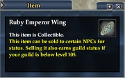 Ruby Emperor Wing