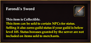 Farondi's Sword
