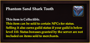 Phantom Sand Shark Tooth