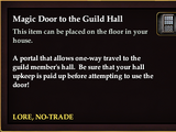 Magic Door to the Guild Hall