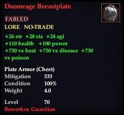 Doomrage Breastplate