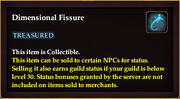 Dimensional Fissure