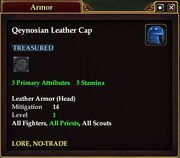 Qeynosian Leather Cap