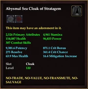Abysmal Sea Cloak of Stratagem