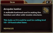 Dewpalm lumber