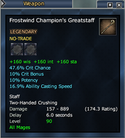 Frostwind Champion's Greatstaff