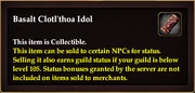 Basalt Clotl'thoa Idol