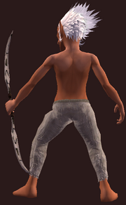 Wanderer's Worn Recurve Bow (Equipped)