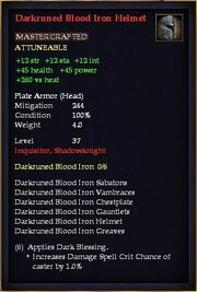 Darkruned Blood Iron Helmet