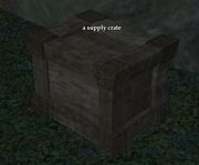 A supply crate