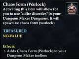 Chaos Form (Warlock)