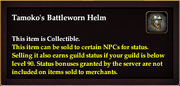 Tamoko's Battleworn Helm
