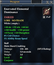 Enervated Elemental Dominance