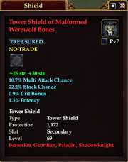 Tower Shield of Malformed Werewolf Bones