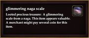 Glimmering naga scale