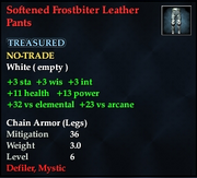 Softened Frostbiter Leather Pants