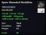 Spore Shrouded Medallion