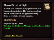 Blessed Scroll of Light
