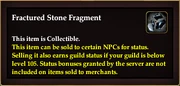 Fractured Stone Fragment