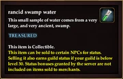 Rancid swamp water
