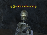 A klakdroid sentinel (heroic)