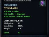 Ancient Rallosian Gown