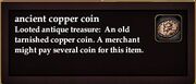 Ancient copper coin