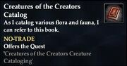 Creatures of the Creators Catalog