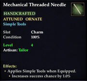 Mechanical Threaded Needle