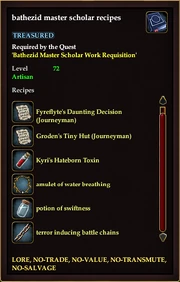 Bathezid master scholar recipes
