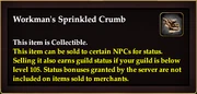 Workman's Sprinkled Crumb