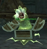 A rune covered chest