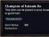 Champion of Solusek Ro