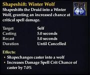 Shapeshift Winter Wolf