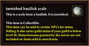 Tarnished basilisk scale