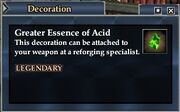 Greater Essence of Acid